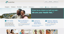 Desktop Screenshot of healthnet.com