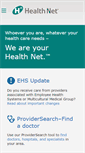 Mobile Screenshot of healthnet.com