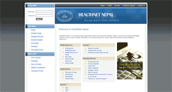 Desktop Screenshot of healthnet.org.np