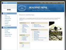 Tablet Screenshot of healthnet.org.np