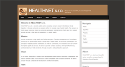 Desktop Screenshot of healthnet.sk